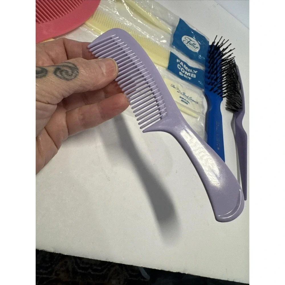 VTG Lot 10 Hair‎ Brushes & Combs Variety Styling Tools